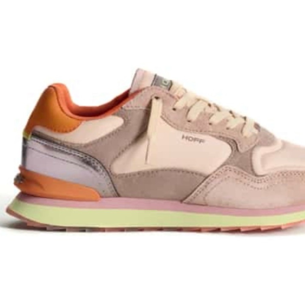 Hoff Women’s City Casual Sneaker Beige Earth Silver Peach Size 8 - Picture 10 of 10